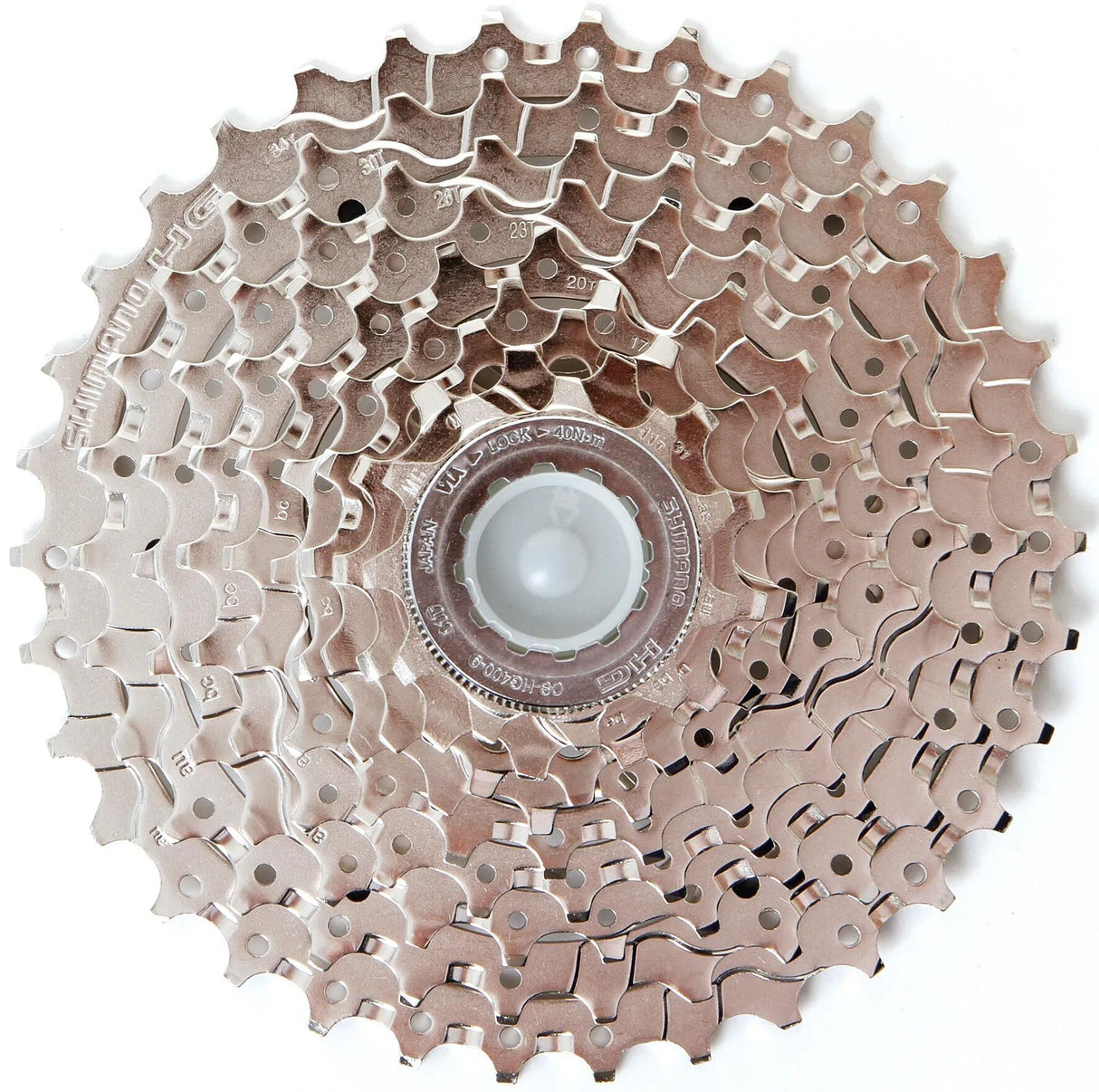 Cassette Shimano hg cs-hg 400 . cale.cassette hg400 9f 11-34z travail.a 10 pièces