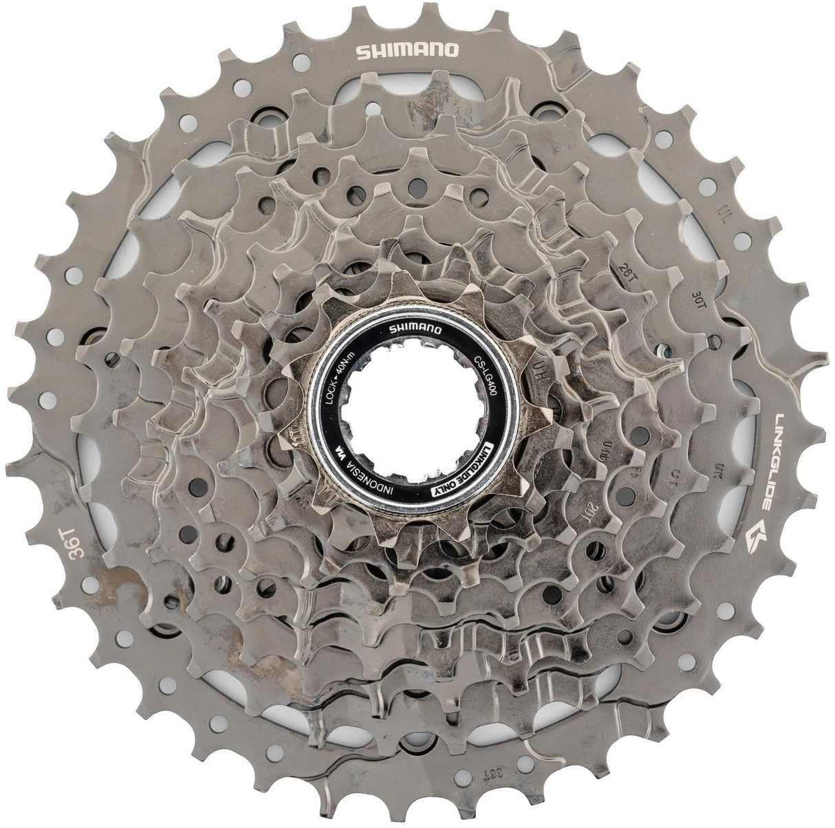 Shimano cassette cs-lg400 cale.cassette lg400 9f 11-36z