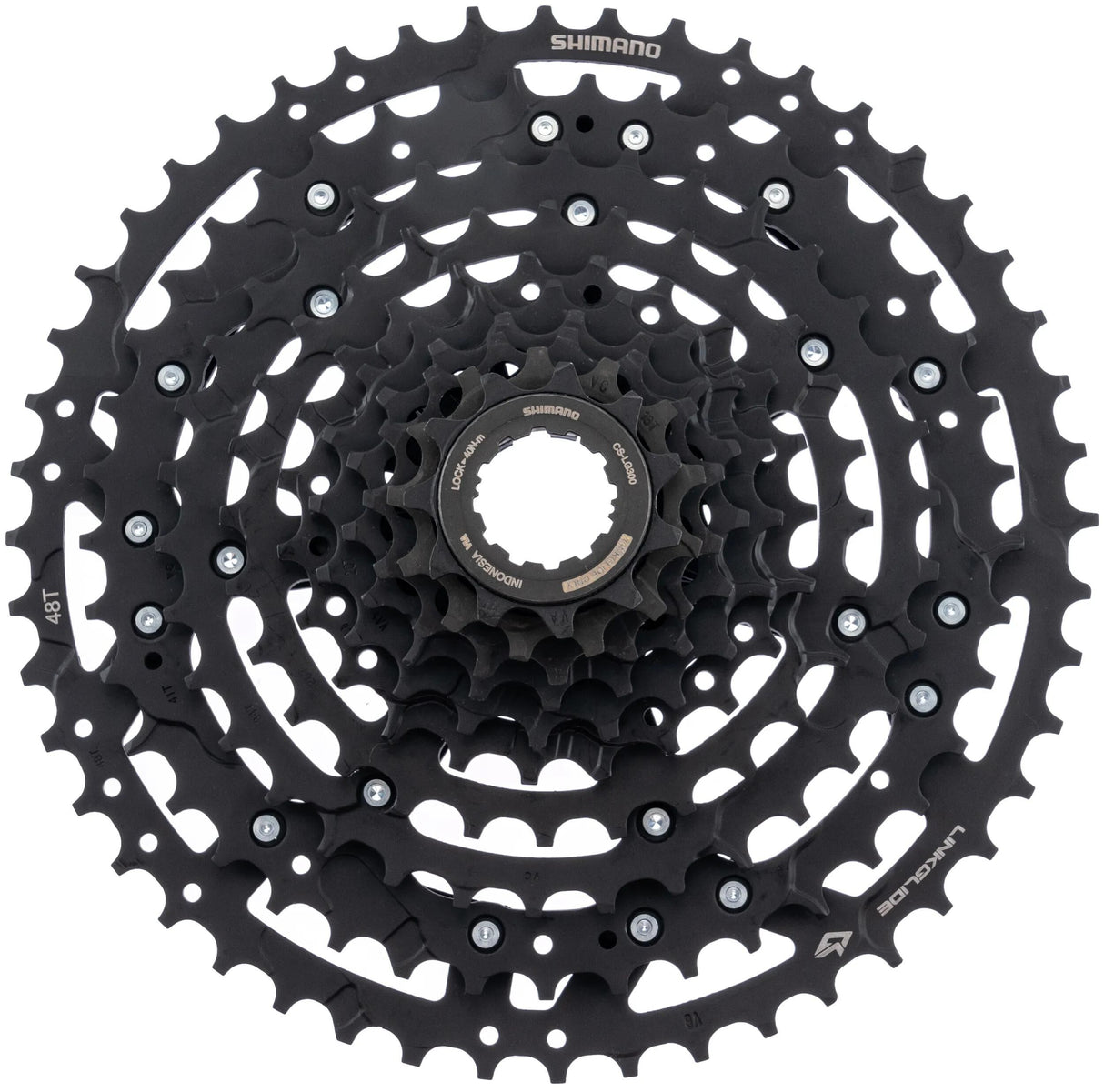 Shimano cassette queues 10v 11-48t cs-lg300 noir