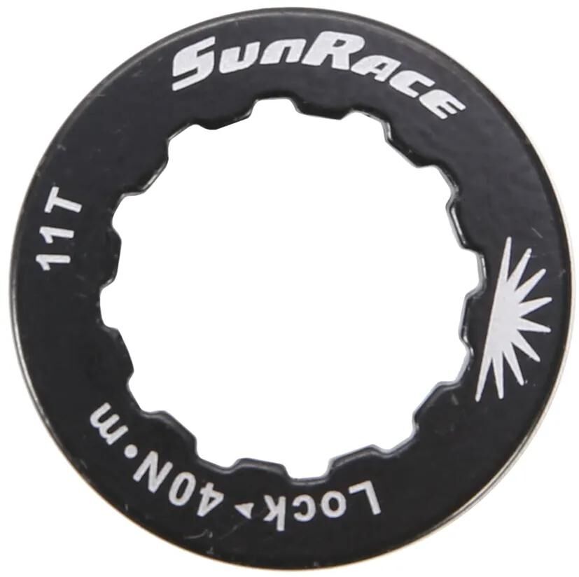 Sunrace lockring lockring alu, noir, f.11t.