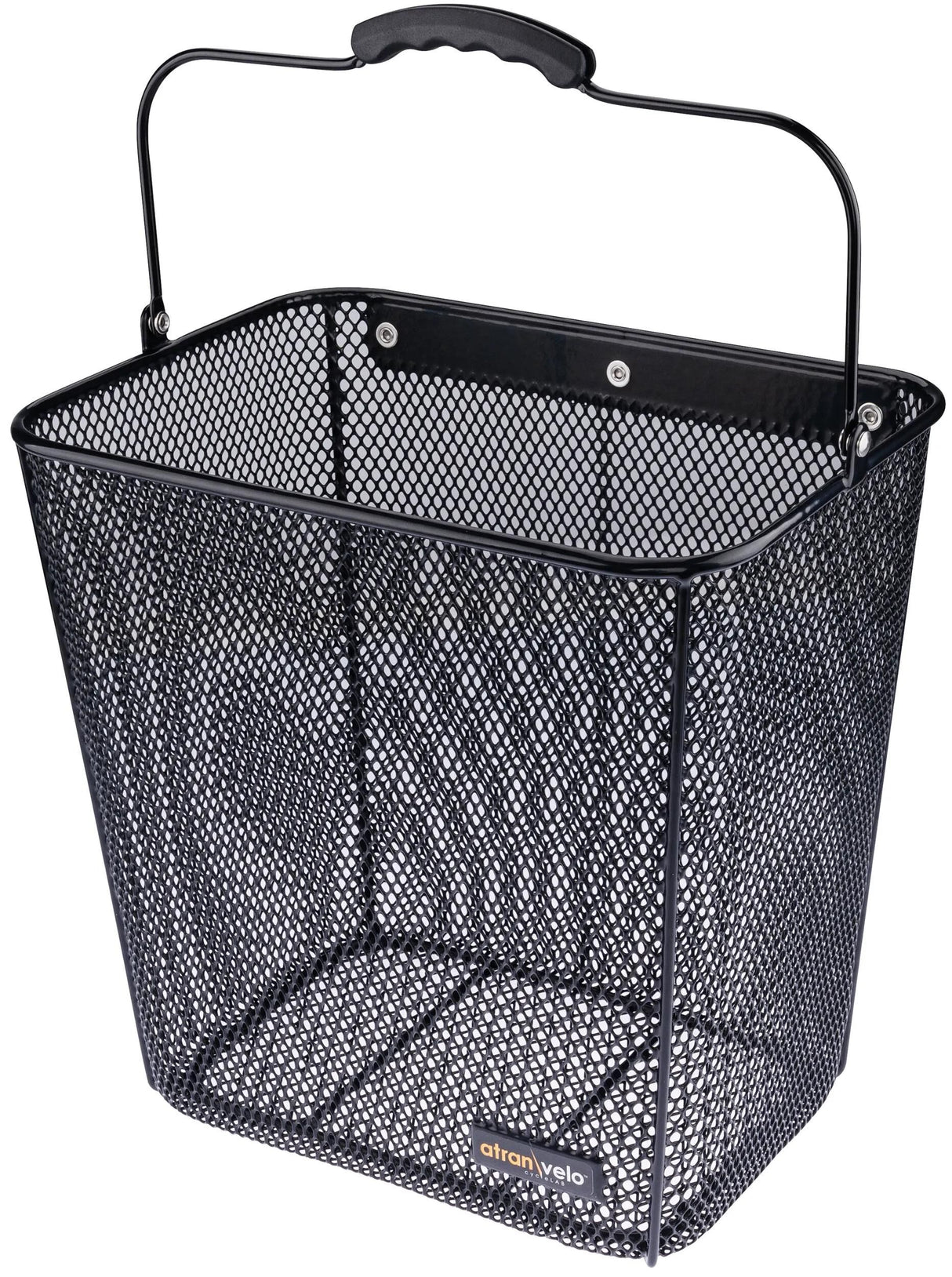 Panier à vélo Atranvelo, côté quotidien avant fr.basket côté quotidien noir