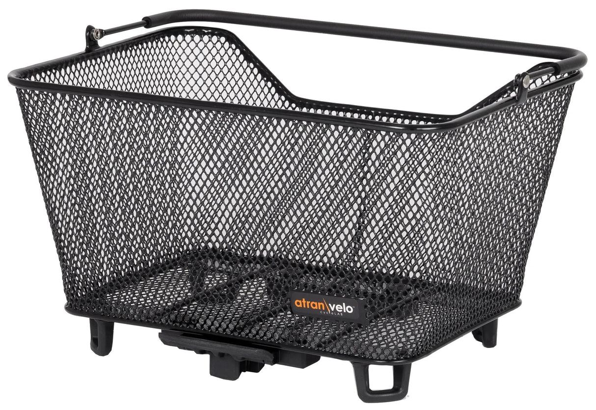Panier de vélo Atranvelo, à l'arrière du panier arrière daily s avs at.velo daily s avs acier