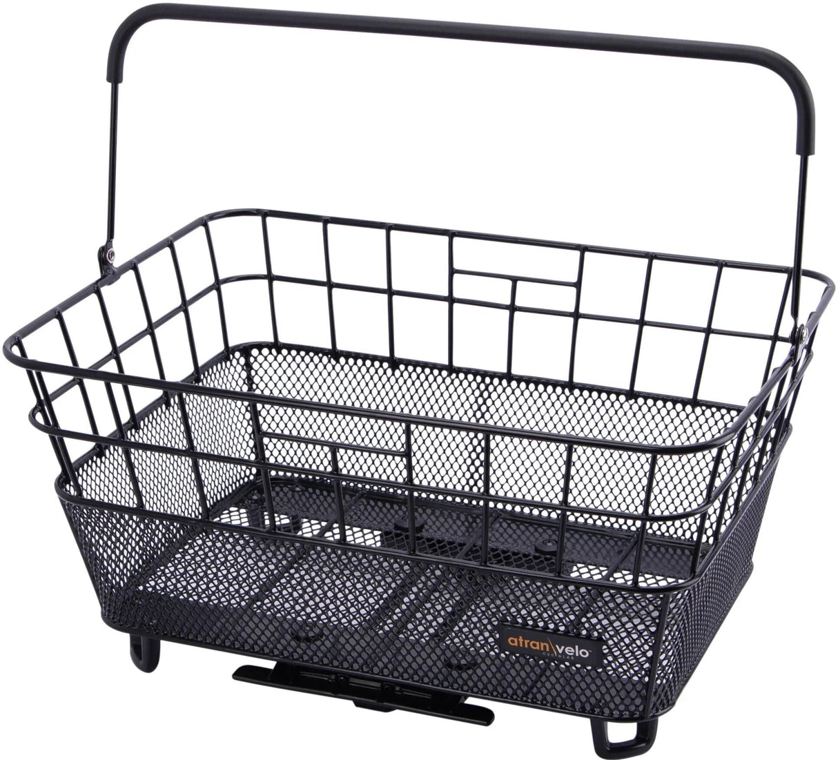 Atranvelo panier de vélo, arrière apporter l avs panier arrière apporter l avs noir