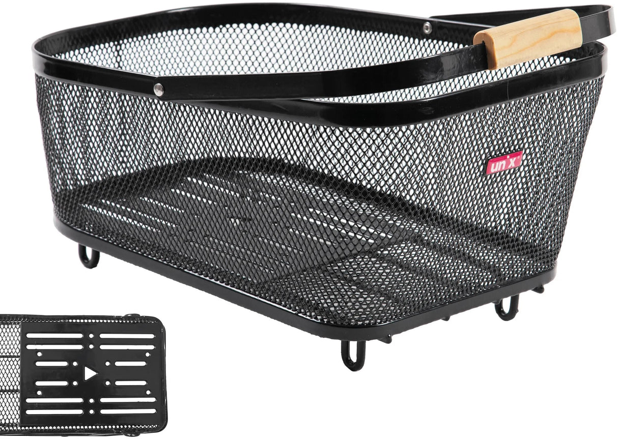 Panier de vélo Unix, à l'arrière panier arrière benito noir
