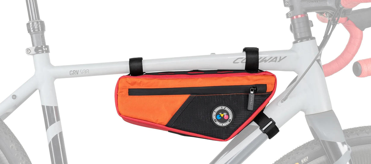 Contec sacoche de cadre urban nomad frame 2.0 ct sacoches de cadre urban nomad frame 2.0 orange