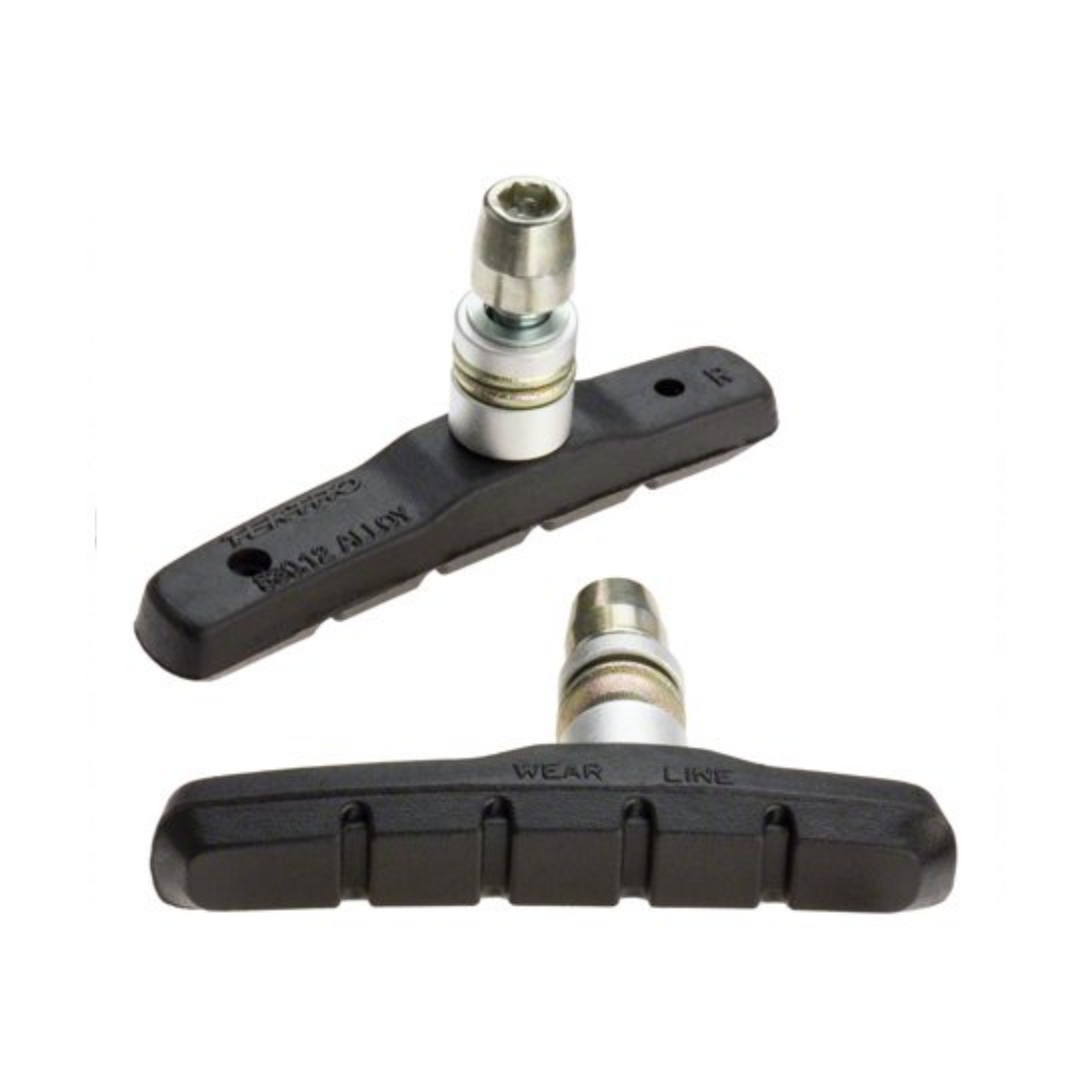Poussinets de frein V-frein 72 x 13 mm Black 2 pièces
