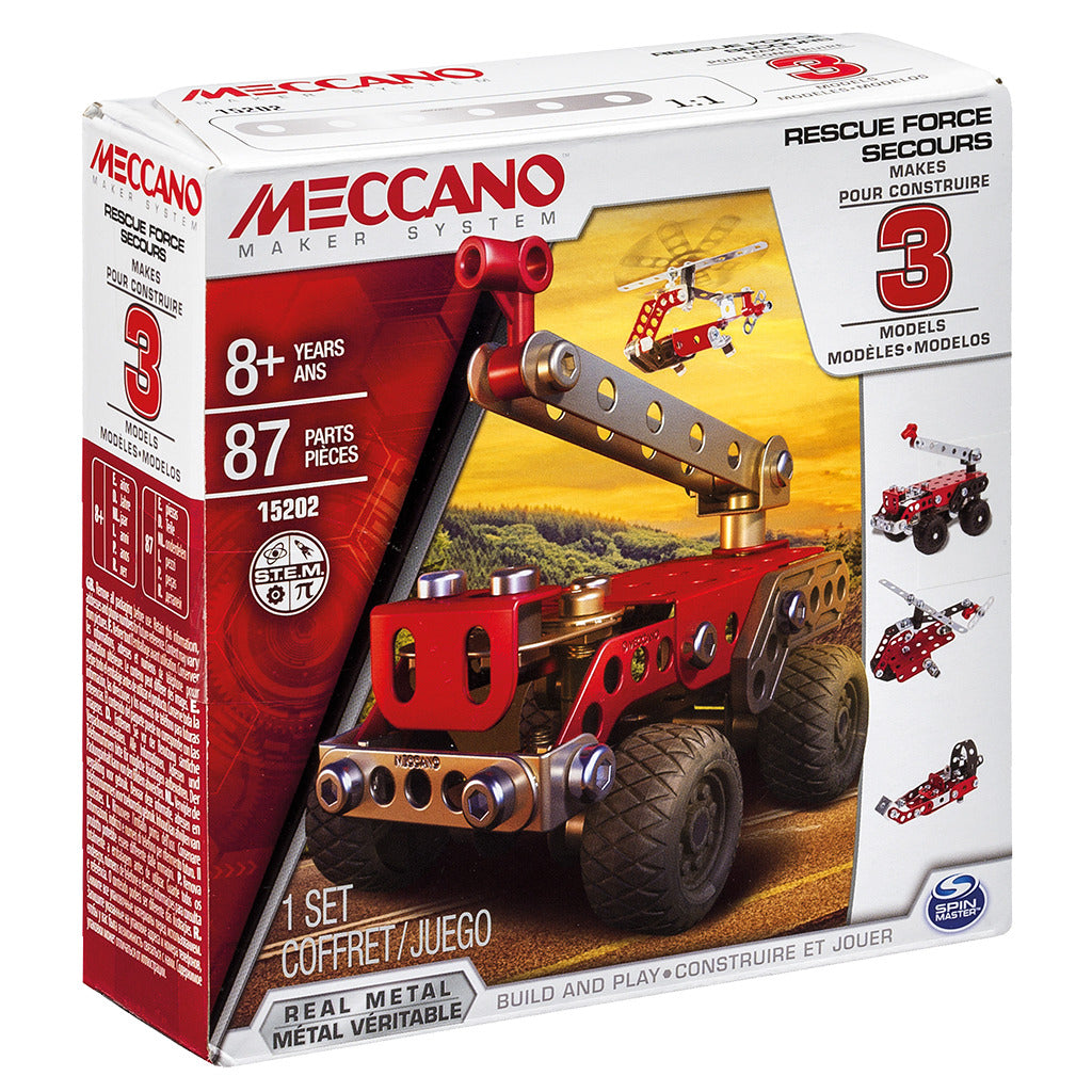 Meccano Meccano Multi Camion de Pompier 3en1