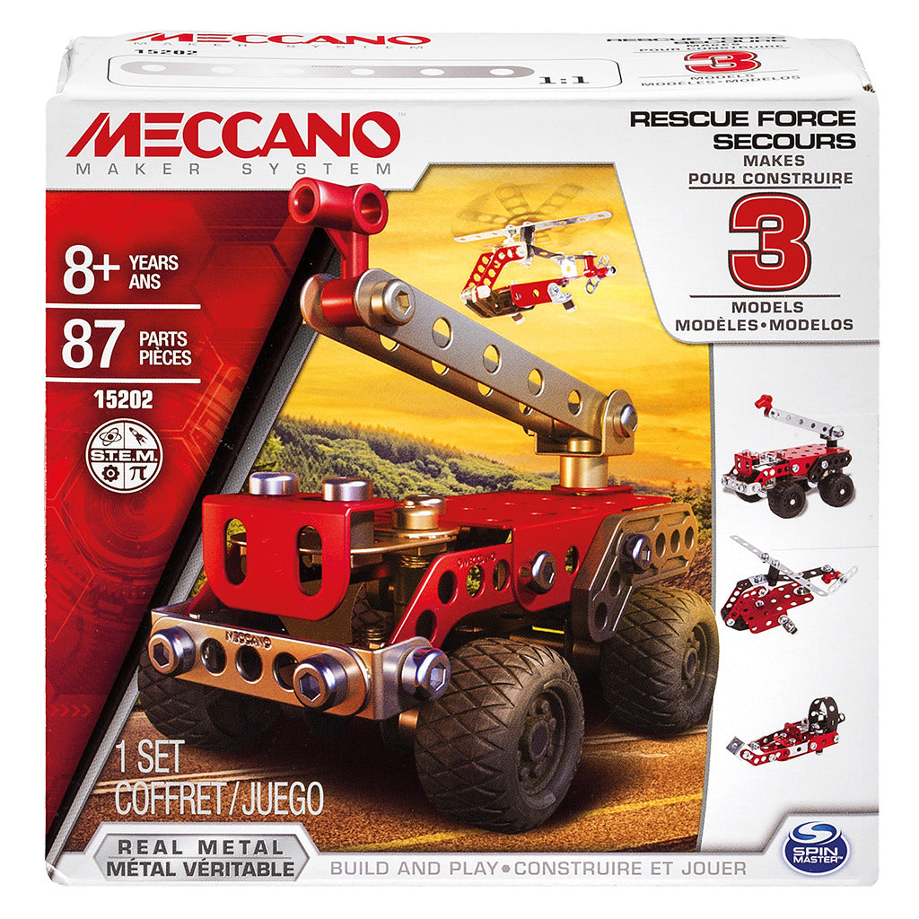 Meccano Meccano Multi Camion de Pompier 3en1