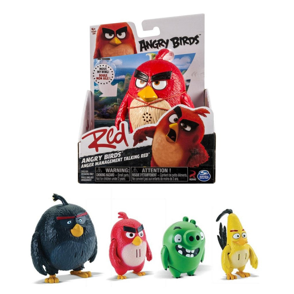 Spin Master Angry Birds Figurine avec mandrin sonore