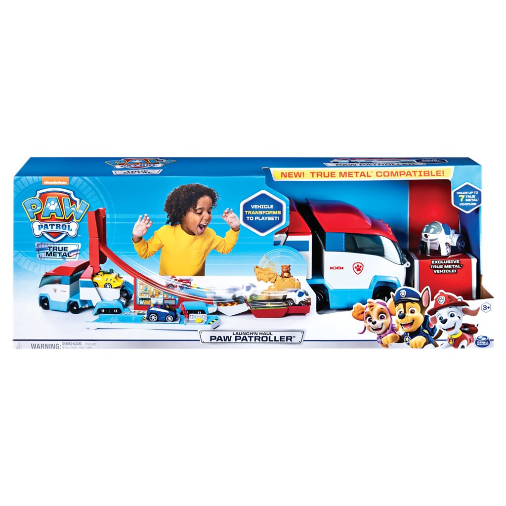 Paw Patrol moulé sous pression Paw Patroller + véhicule