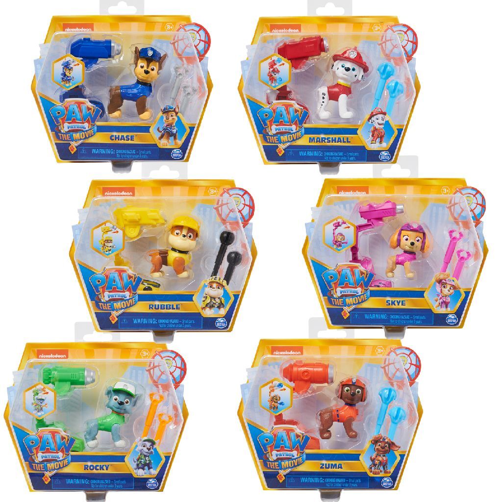 Spinmaster Paw Patrol le film Deluxe Hero Pups