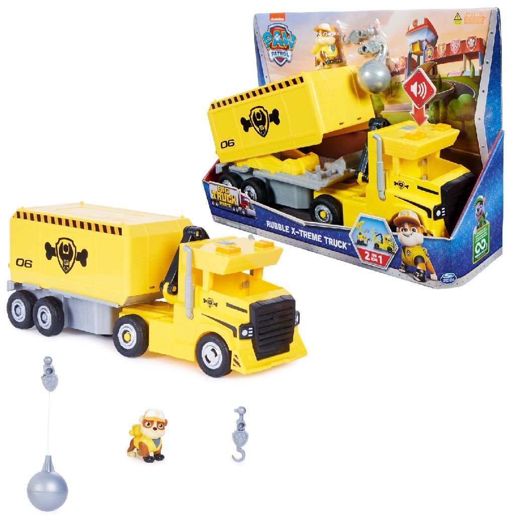 Paw Patrol Rubbles Méga camion + son