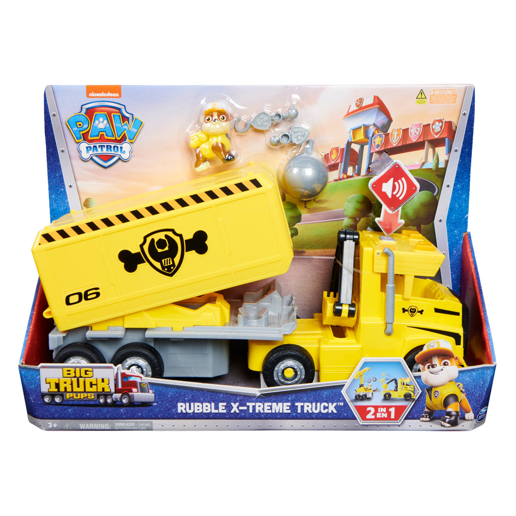 Paw Patrol Rubbles Méga camion + son
