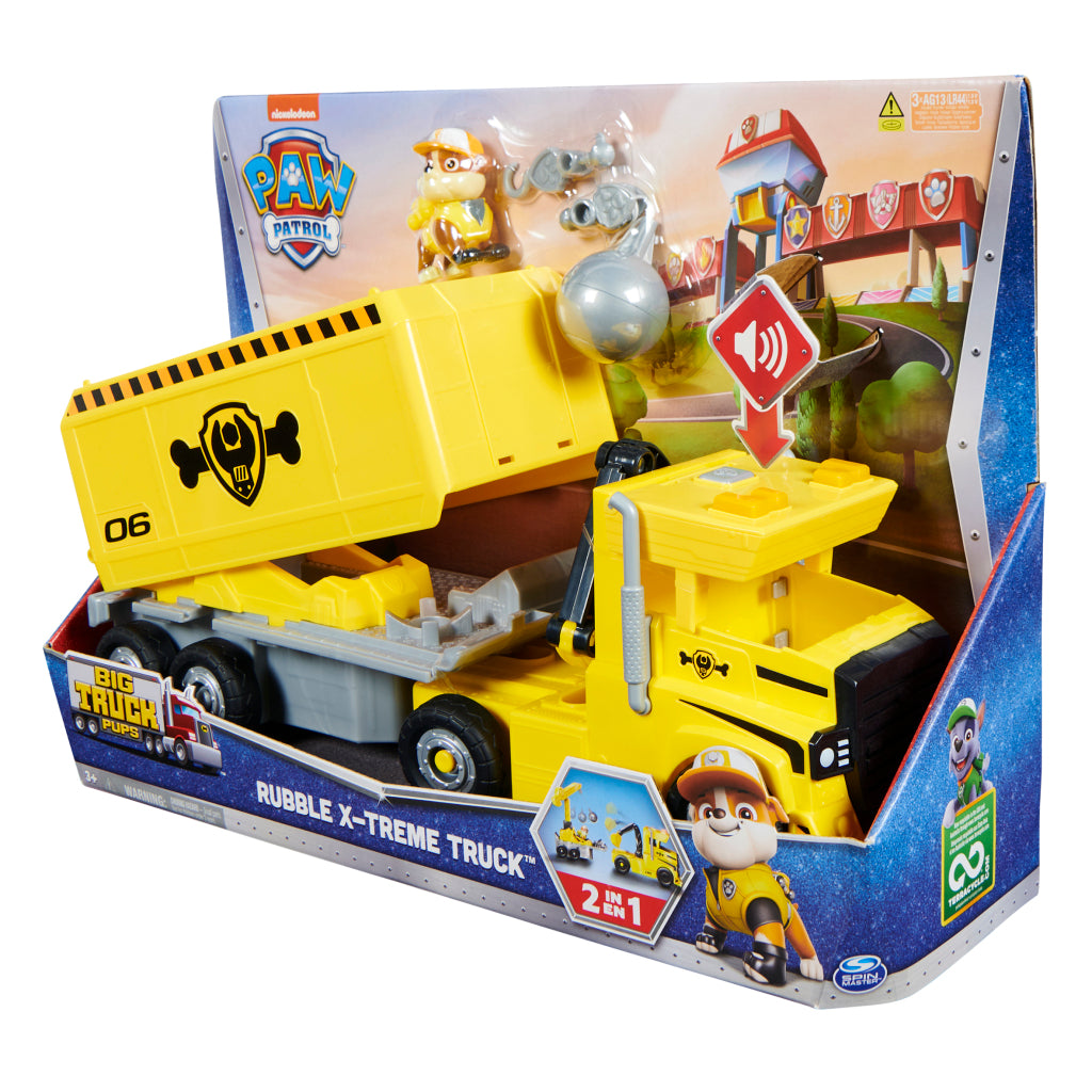 Paw Patrol Rubbles Méga camion + son