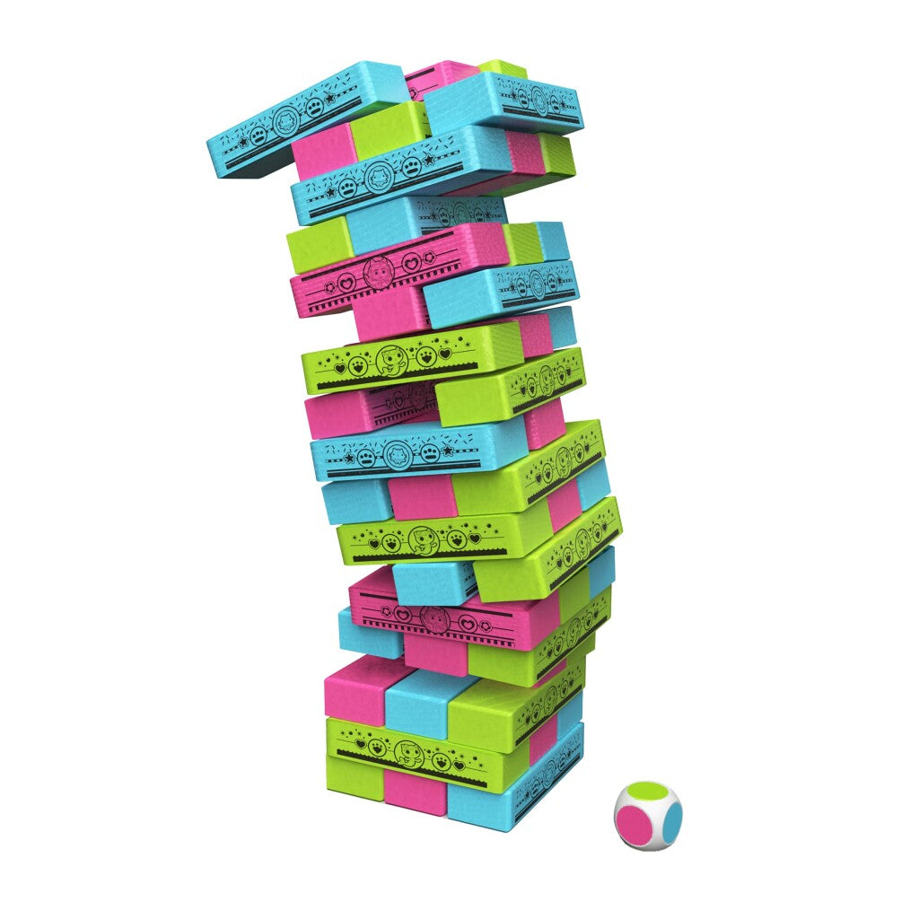 Spin Master Gabby #039;s Dollhouse Jeu de tour de blocs de tour de mélange avec 48 blocs de bois
