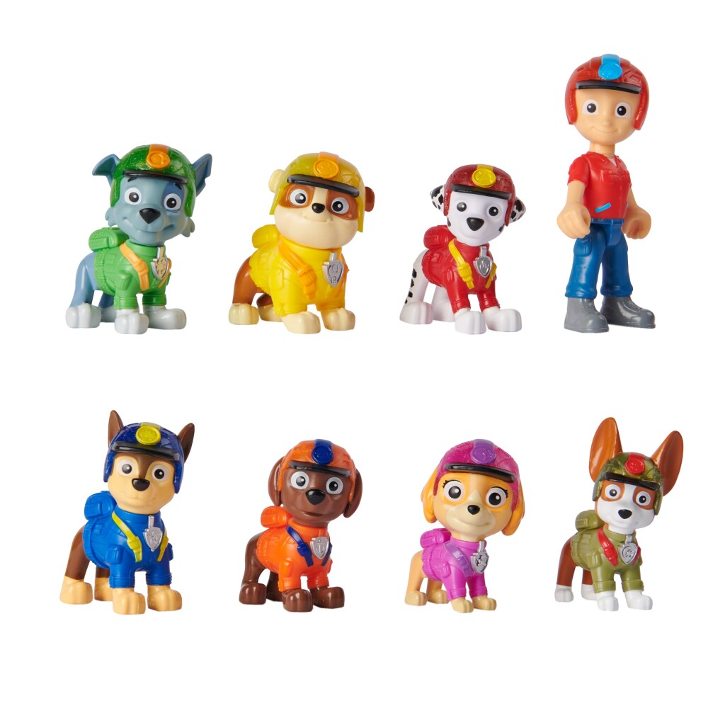 Figurines de chiots de la jungle Paw Patrol, 8 pièces