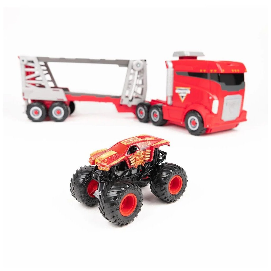 Transporteur de confiture monstre + camion monstre