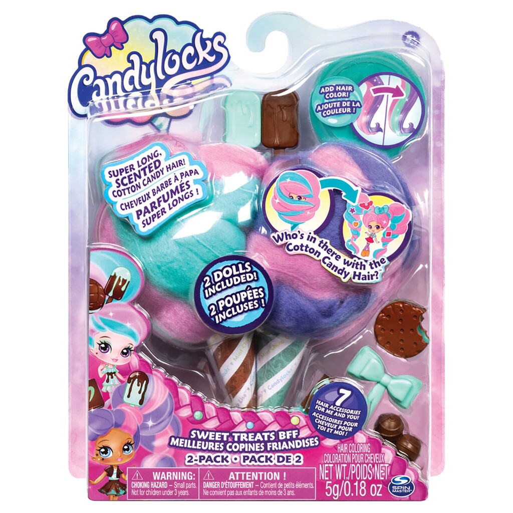 Spin Master Candylocks Sweat traite Bff avec 2 poupées