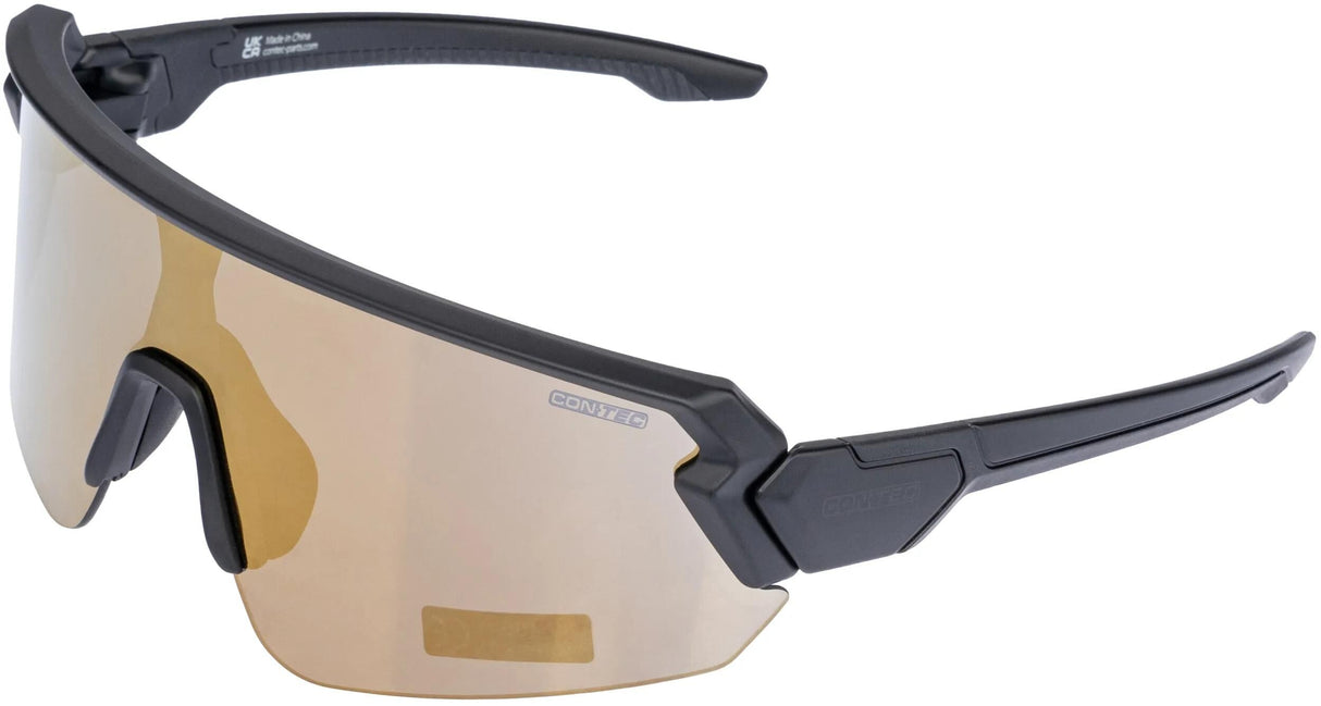 Lunettes de sport Contec rush revo ct lunettes rush noir mat or foncé