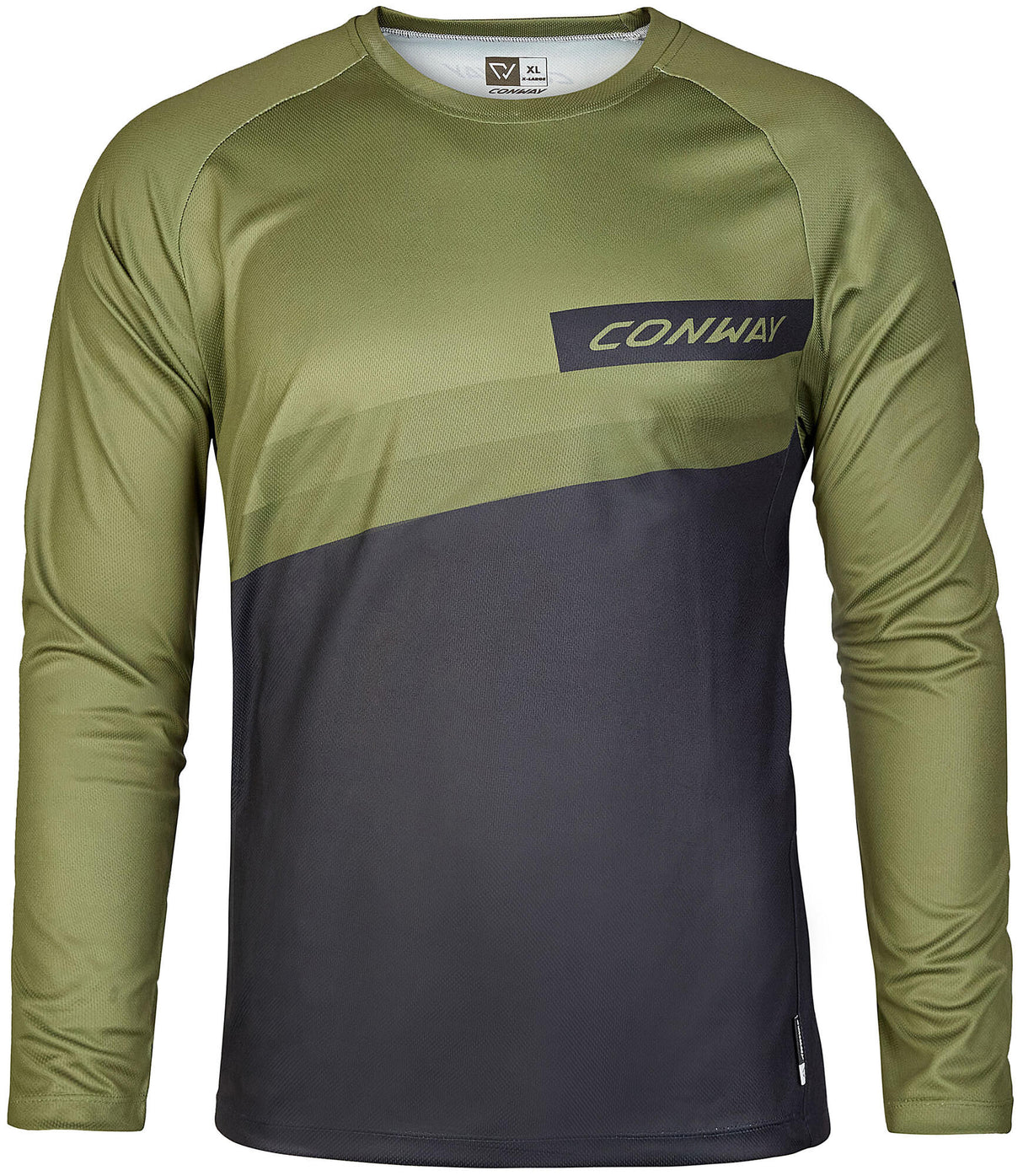 Conway chemise à manches longues ride tee ls jersey ride tee ls s moss black