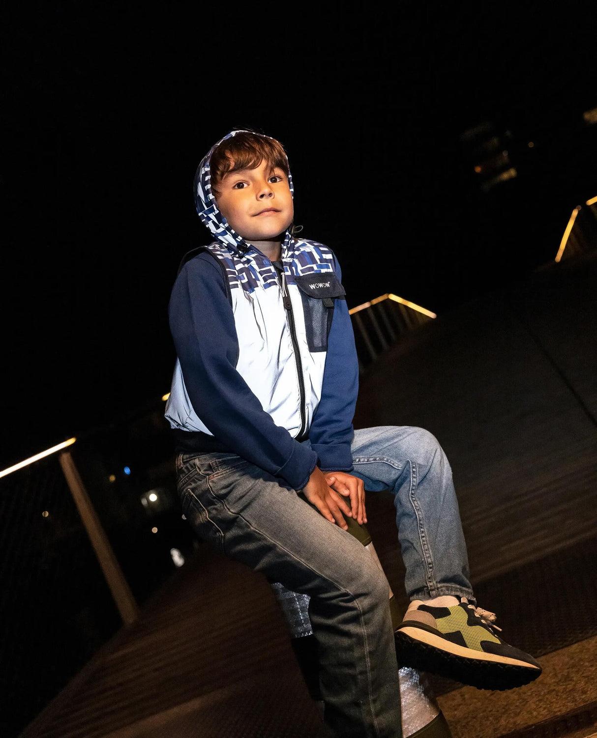 Wowow gilet enfant yoho bleu l