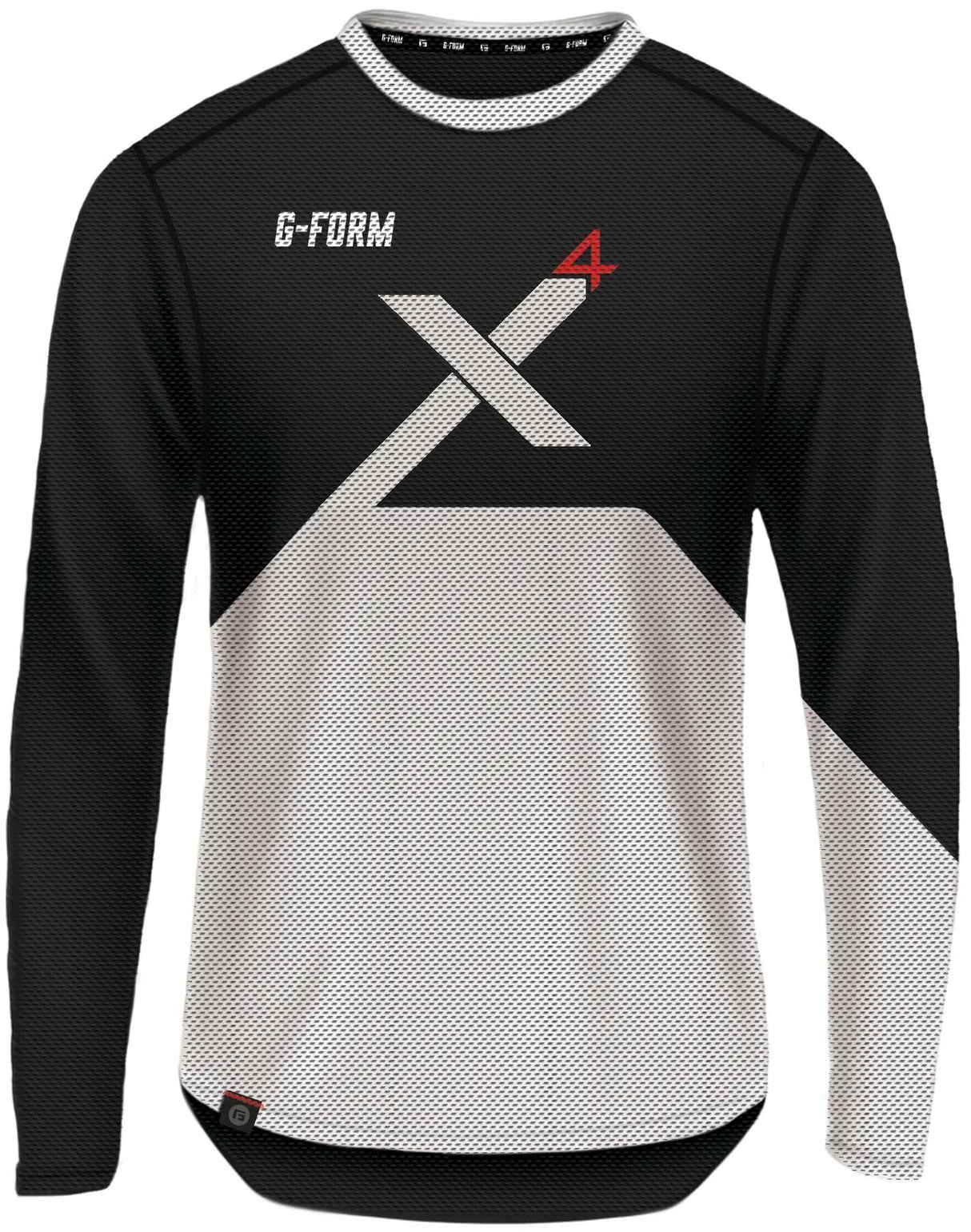 G-form chemise longue pro-x4 chemise à bras long pro x-4 taille l noir blanc