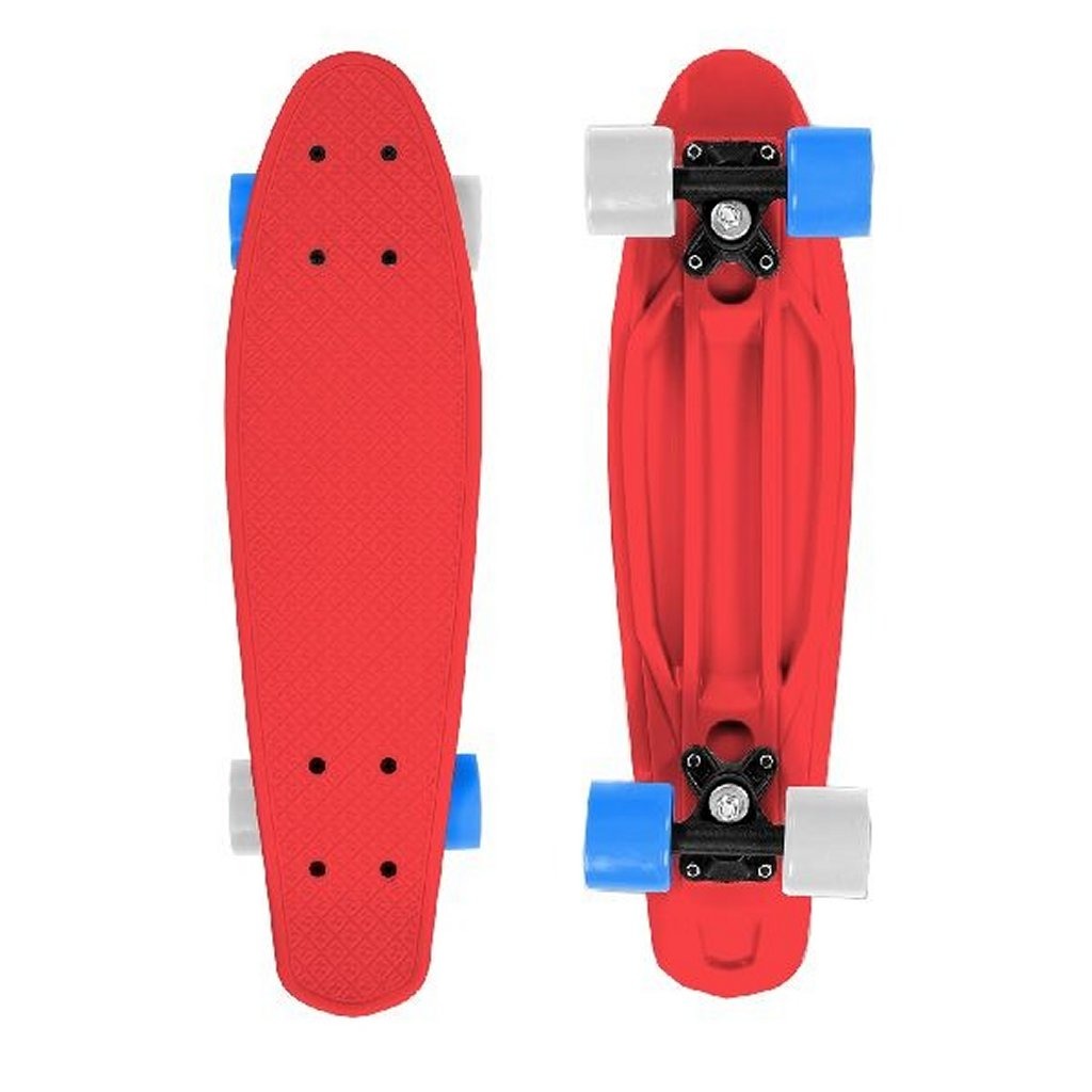 Planche fizz de street surf 60 cm rouge