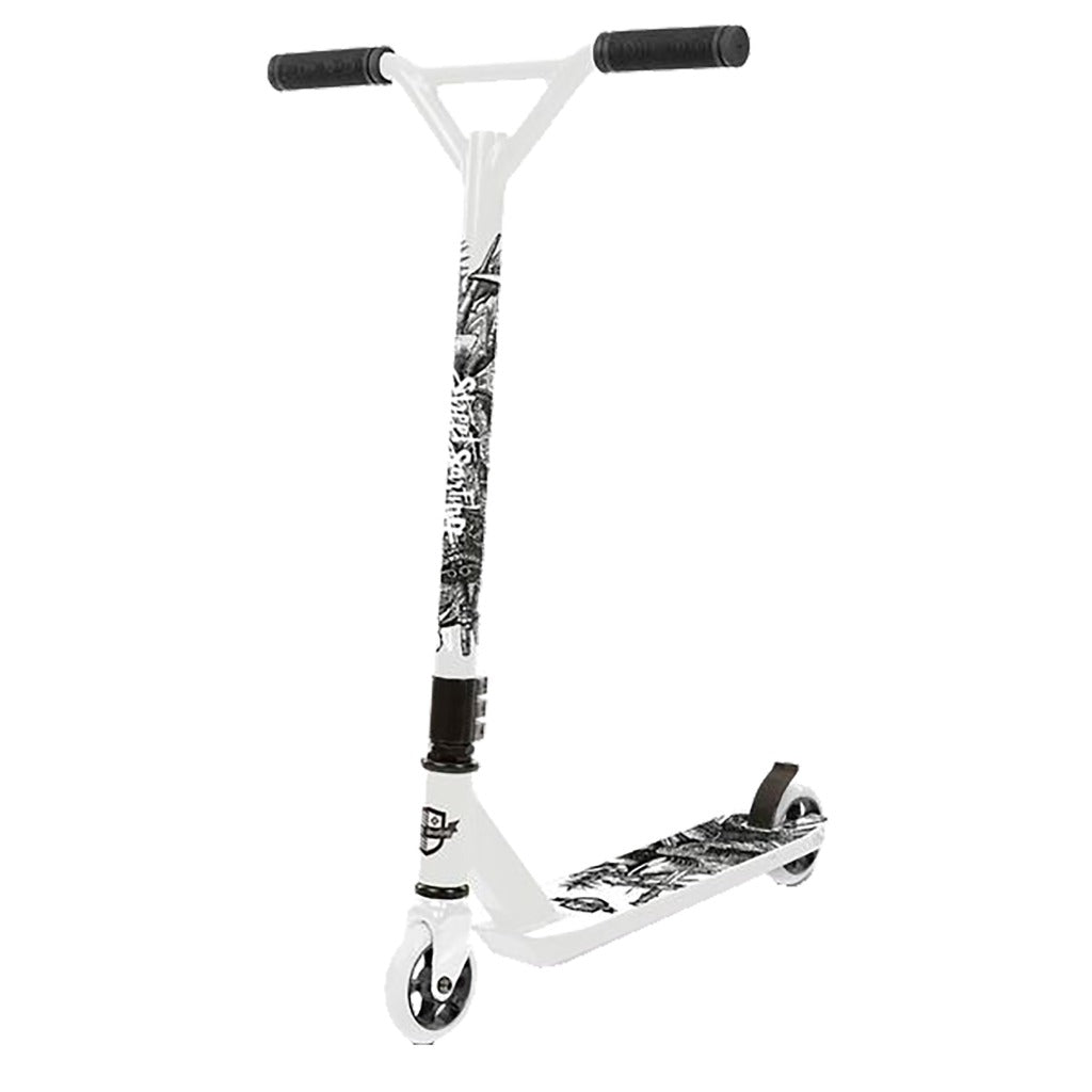 Street surfing torpedo armor scooter aluminium blanc noir