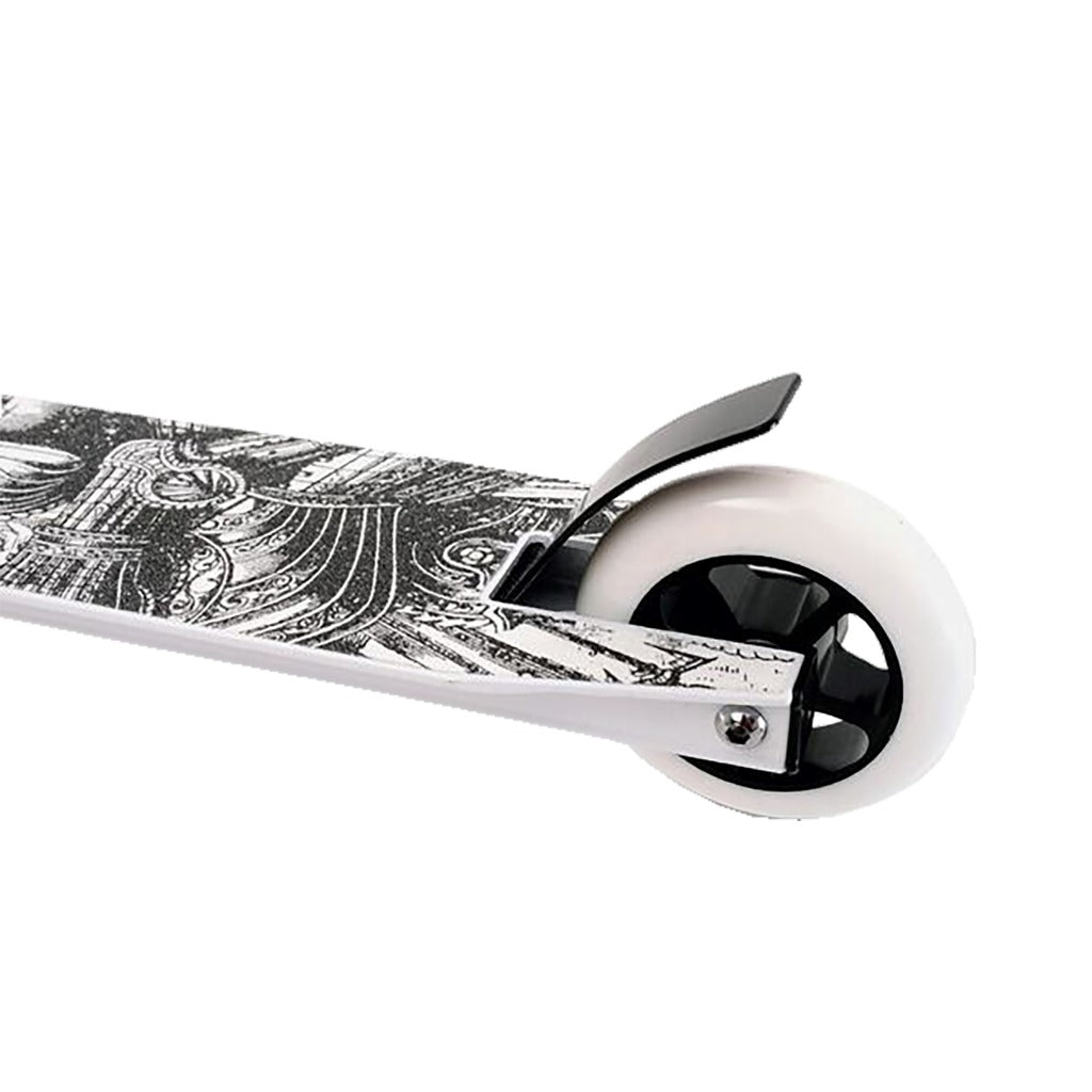 Street surfing torpedo armor scooter aluminium blanc noir