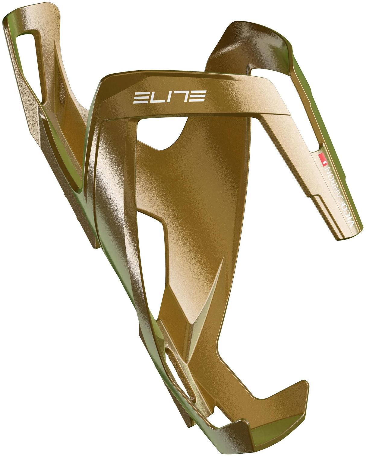 Porte-bidon Elite Vico Glam Metallic Gold avec graphismes plus blancs
