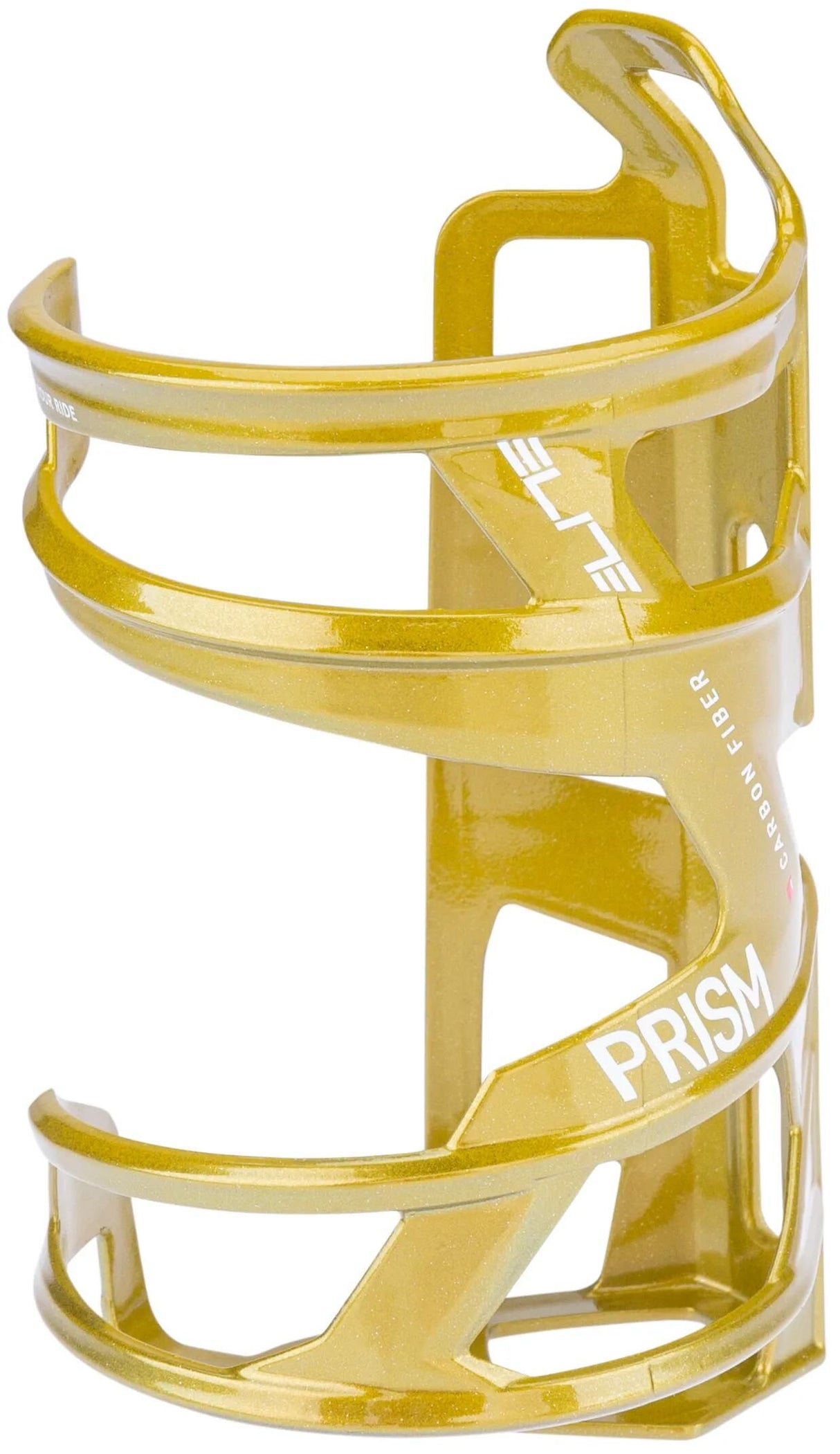 Porte-bidon Elite prism carbone mod.19 porte-bidon prism carbone droit métal doré