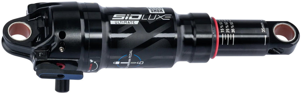 Rockshox amortisseur sidluxe ultime 3p amortisseur arrière rs sidluxe 170x35 3pos levier bleu