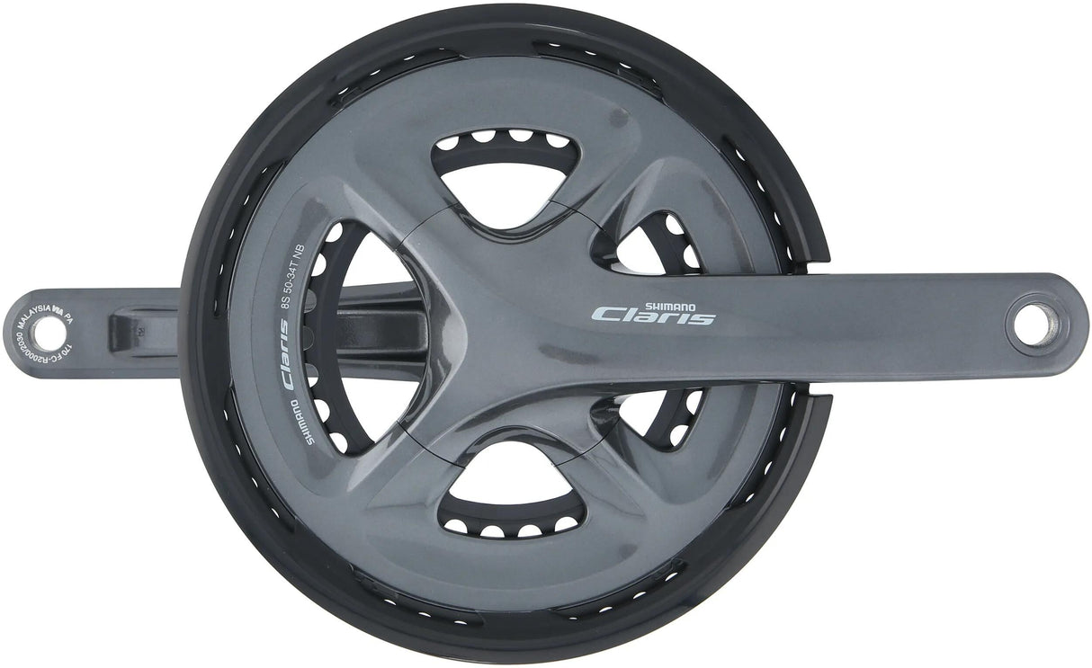 Pédalier Shimano claris fc-r2000 manivelles.shim.clar.fcr2000 34 50t.170mm ht2 8sp +