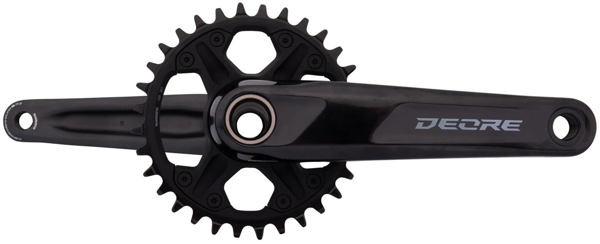Shimano pédalier deore fc-m6100-1 cale de pédalier.deore fc-m6100-1 32t 170mm