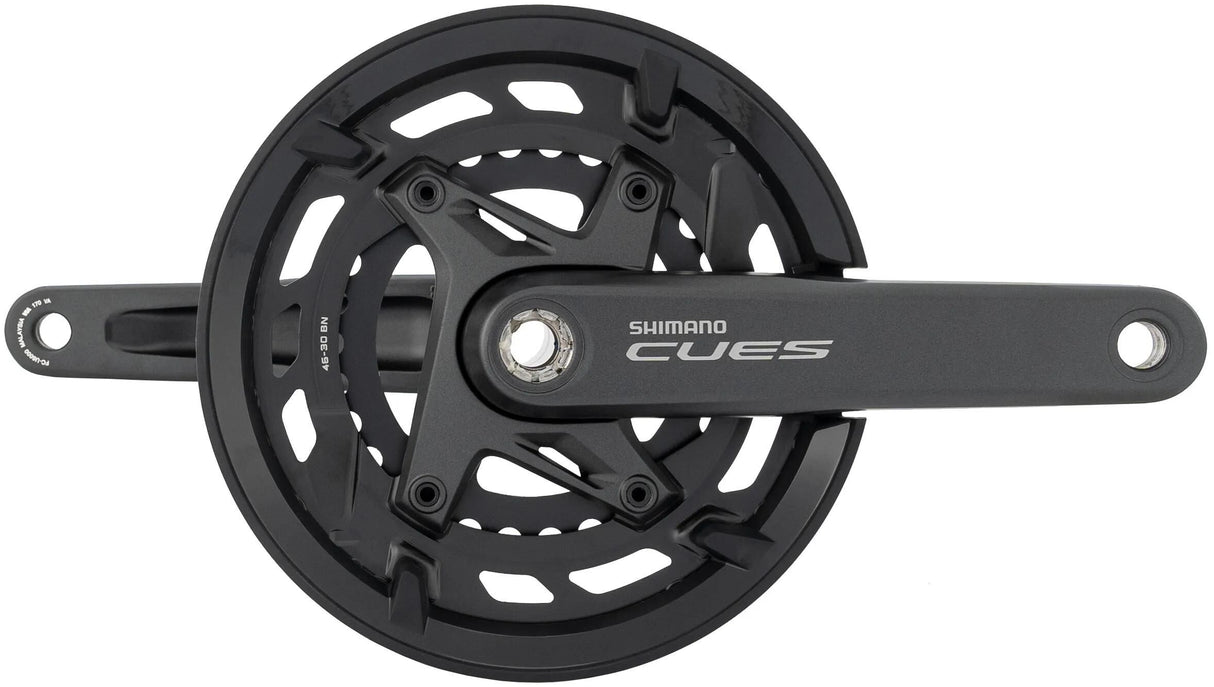 Shimano cues fc-u6000 9 manivelle 10 vitesses 46 30 avec protège-chaîne