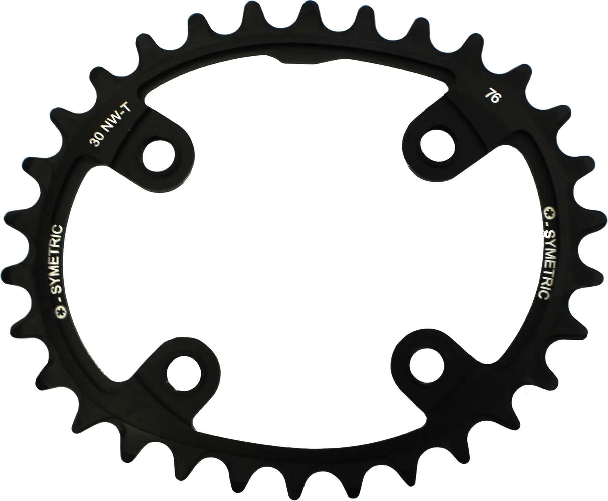 Plateau O.symetric plateau 32 dents alu noir