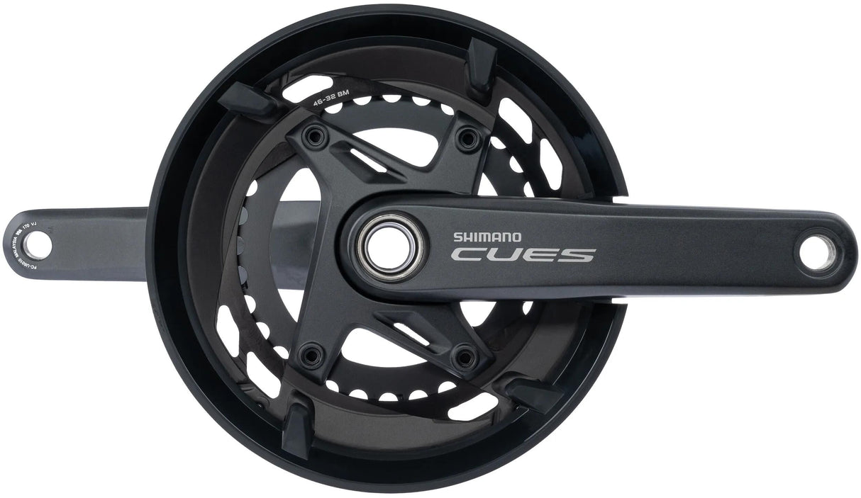 Shimano cues fc-u6010 manivelle 11 vitesses 46 32 avec protège-chaîne