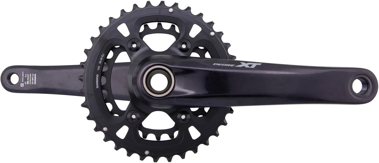 Pédalier Shimano deore xt fc-m8100 cale de pédalier.xt fcm8100 26 36t.175mm ht2 12sp bl.