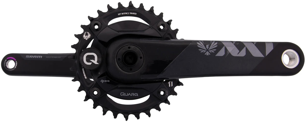 Sram pédalier capteur de puissance xx1 aigle pédalier pow.meter xx1 aigle 170mm