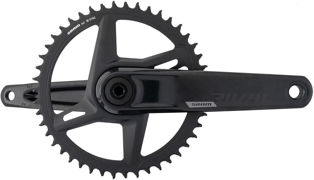 Sram pédalier capteur de puissance rival 1 axs pédalier pow.meter rival 1 axs 46t 175mm