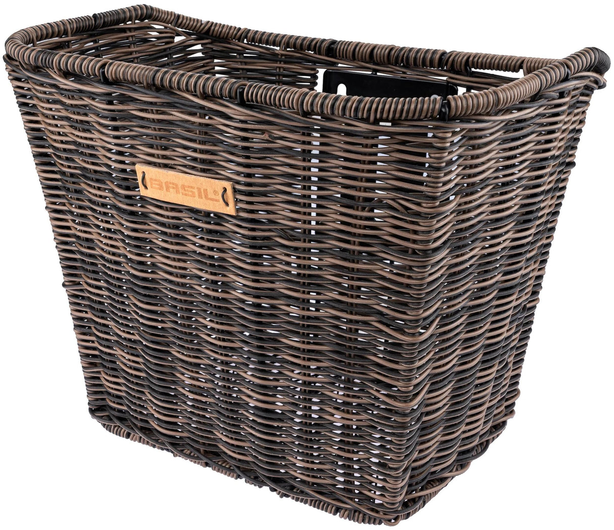 Basil Bremen Rattan Look FM - Panier à vélo - d'abord - y compris Basil FM Stud proprement