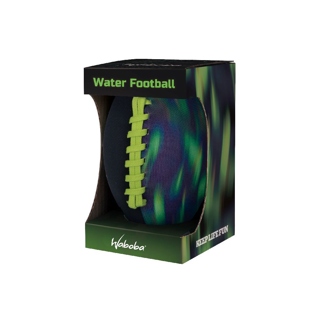 Ballon de football américain Waboba en néoprène, football aquatique, orange bleu