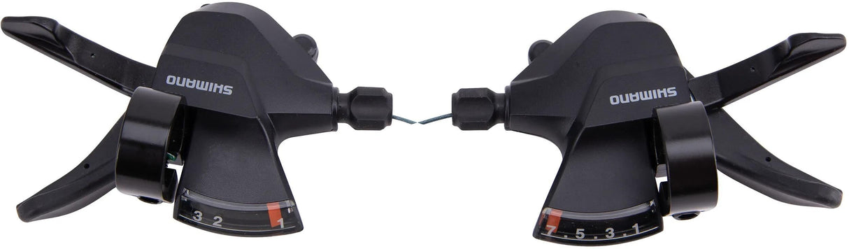 Shimano pouce manette de vitesse altus sl-m315 cale. manette de vitesse altus slm315 3 7sp paire bl.
