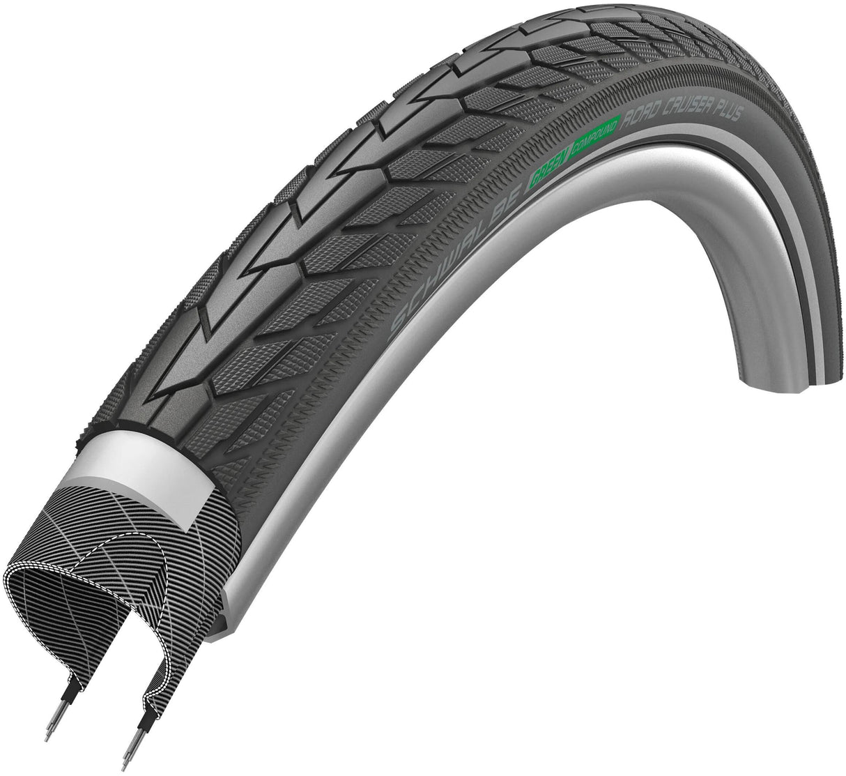 Pneus Schwalbe Road Cruiser et pneus Active Line Road Cruise. plus acte.line 55-622