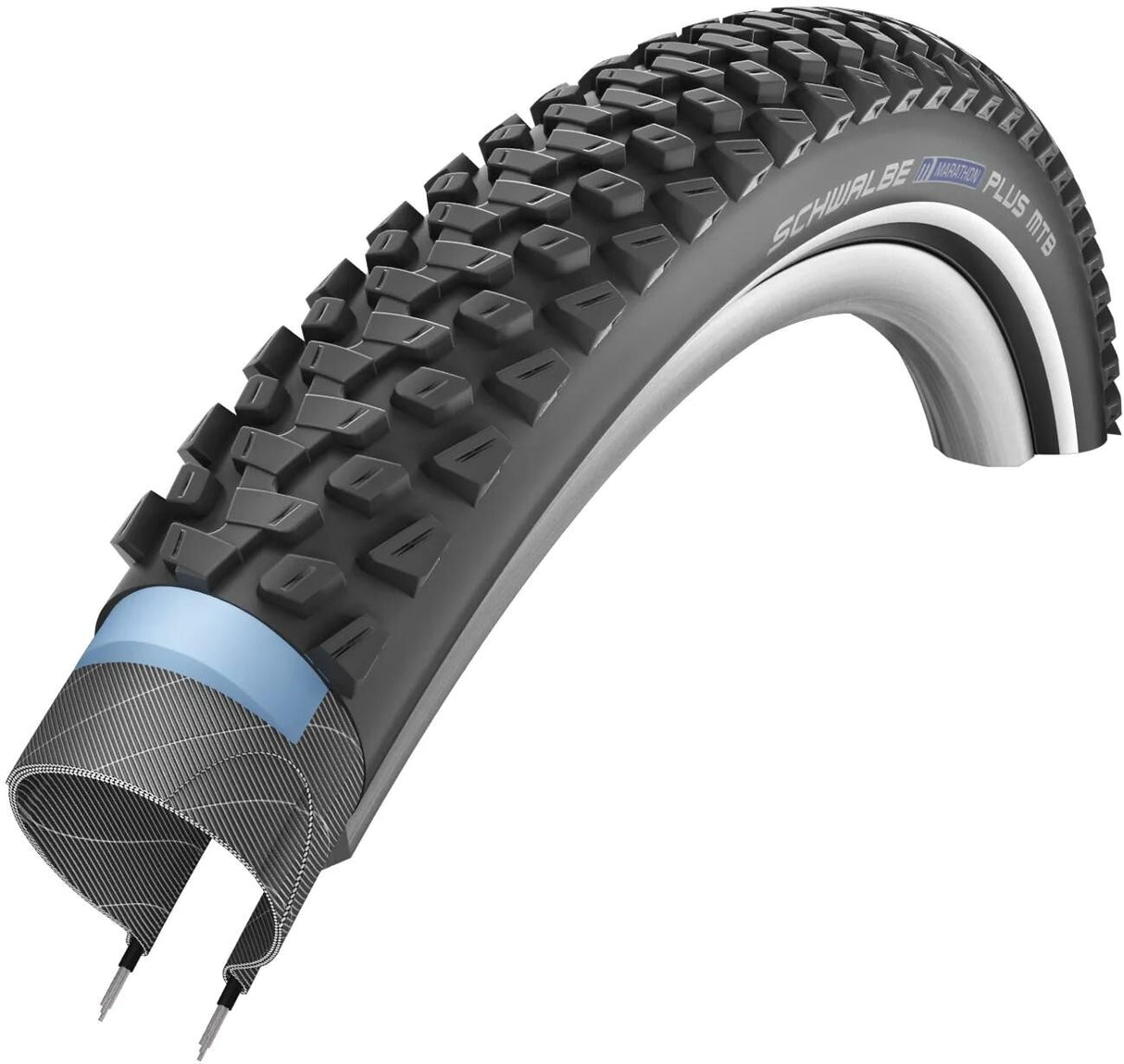 Pneu à pneu Schwalbe marathon plus vtt sdg 27,5x2,35 e-50 reflex