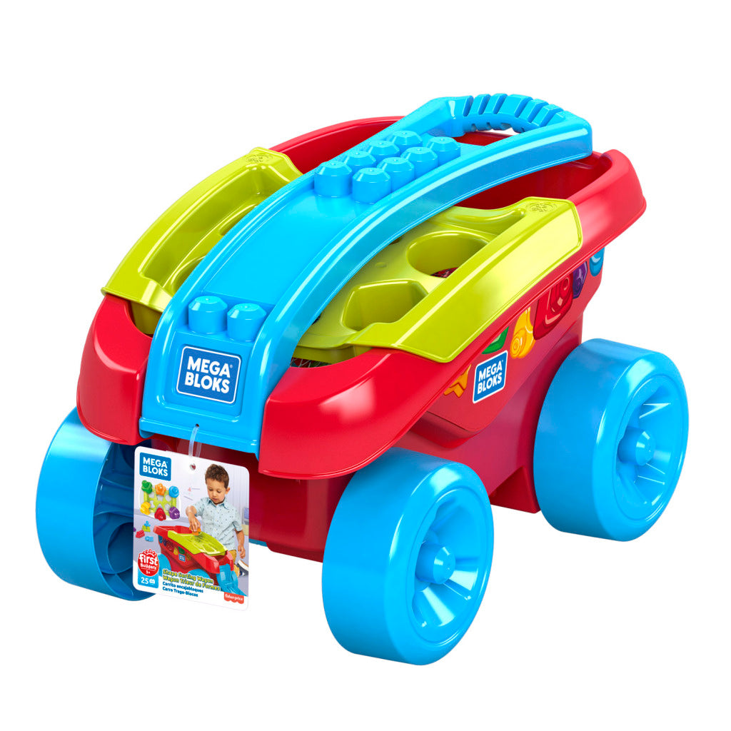 Trieur de formes de chariot à tirer Mega Bloks de Fisher Price