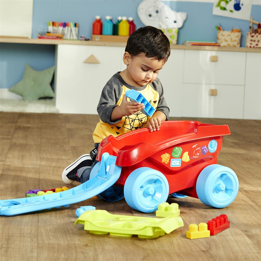 Trieur de formes de chariot à tirer Mega Bloks de Fisher Price