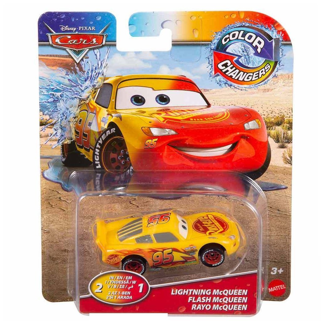Voiture à changeurs de couleurs Disney Cars