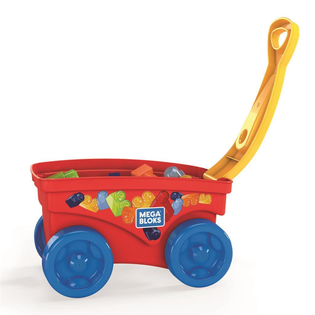 Chariot Mega Bloks avec blocs, 20 pièces