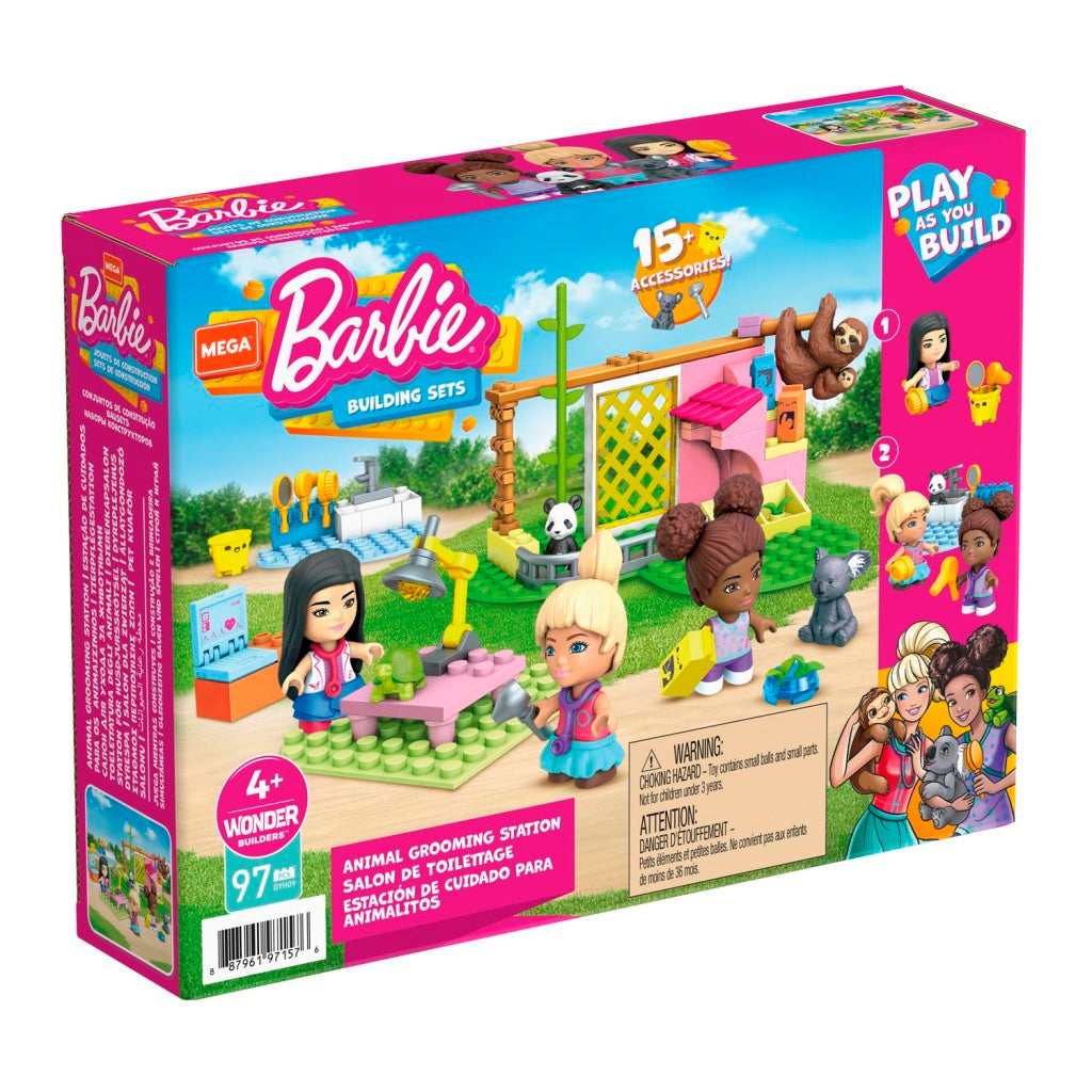Mega construx mega contrux barbie sauvetage des animaux